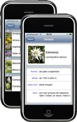 c'est la saison des ballades, suivez le guide Fleurs de Montagne (Alpes) sur votre iPhone / Android et partez découvrir les fleurs de nos régions